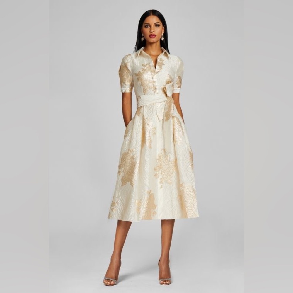 Teri John Gold mother of the bride/formal dress—— Longer than cover image
